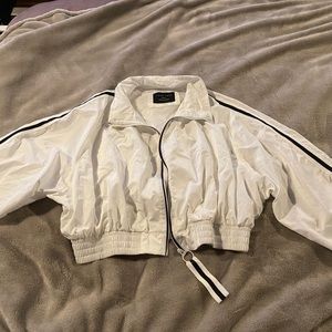 Love Tree white cropped jacket
